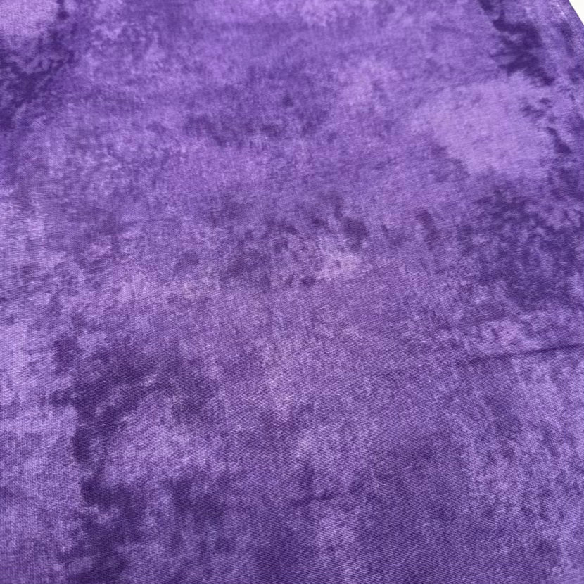 Coton Large Courtepointe Marbré Violet