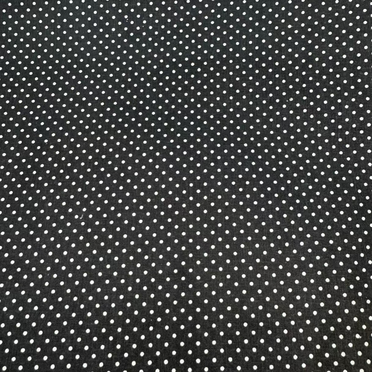 Black Polka Dot Cotton