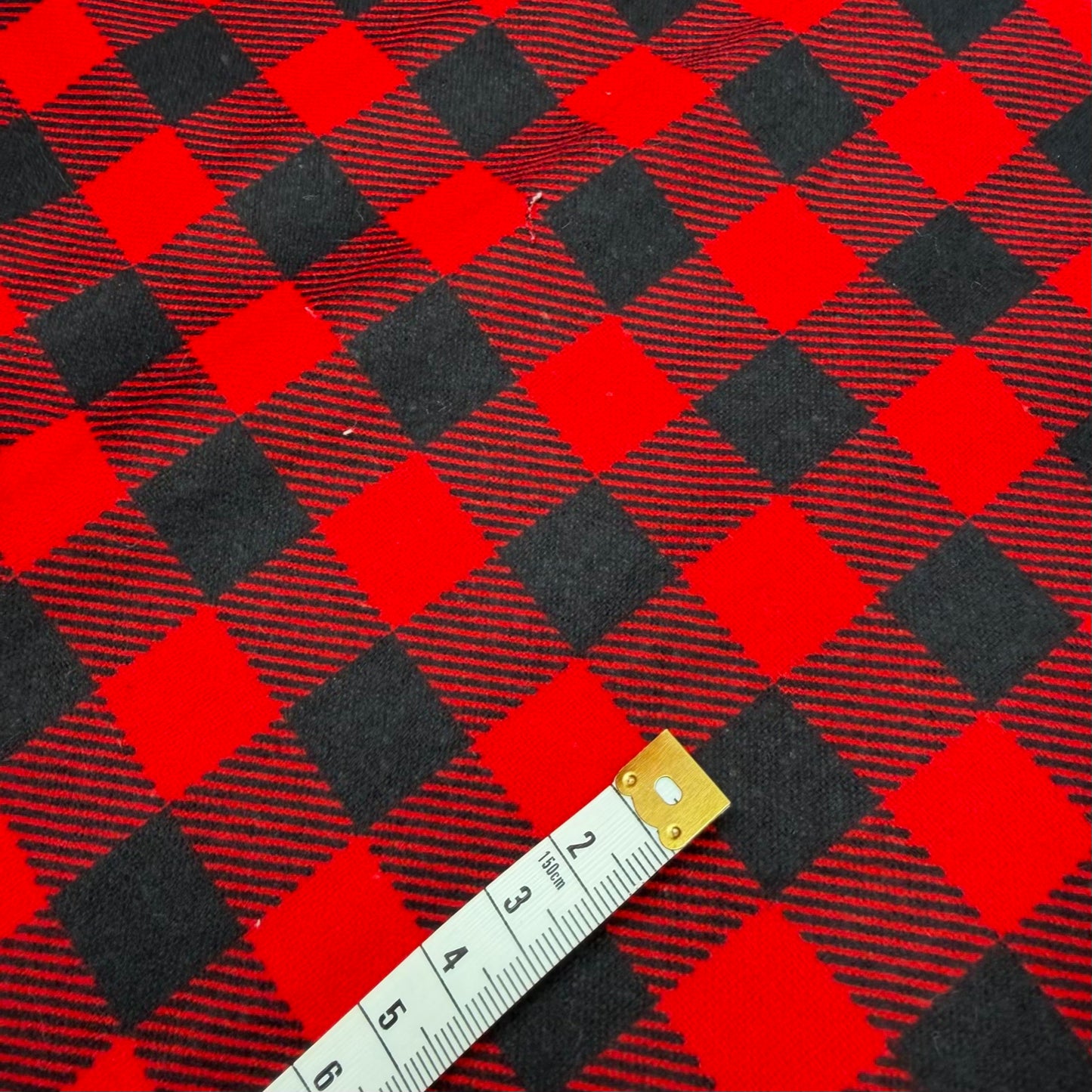 Flanelle Imprimée Buffalo Rouge