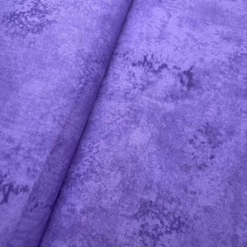 Coton Large Courtepointe Marbré Lilas