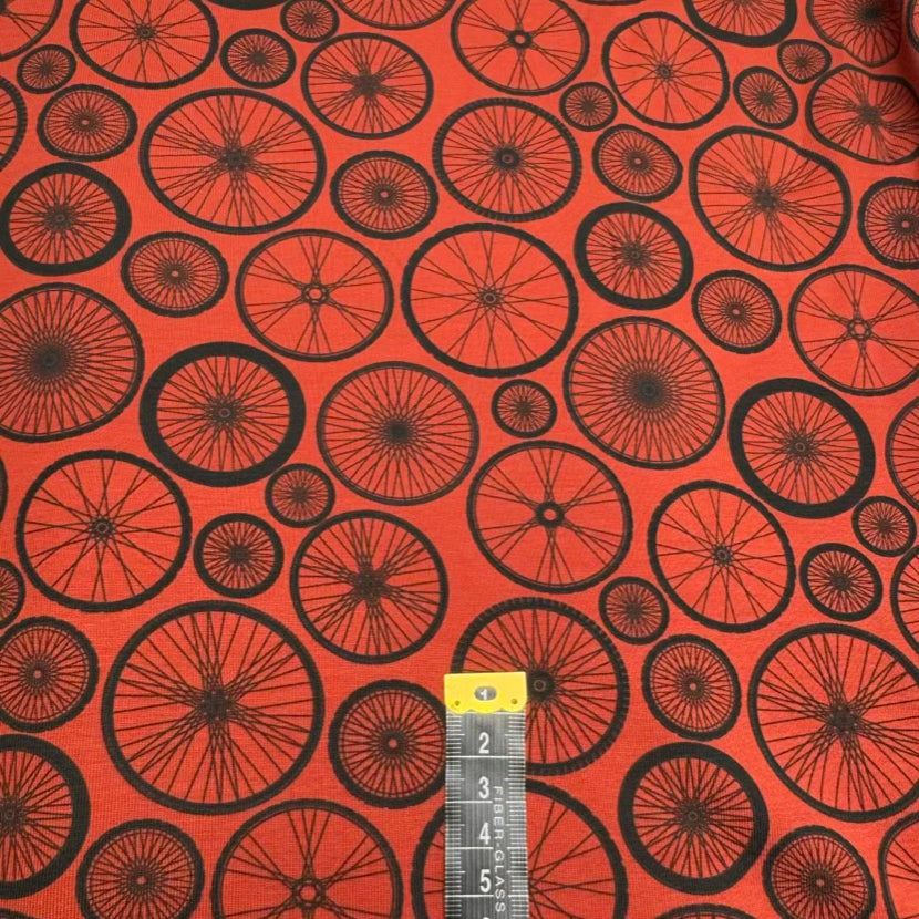 Jersey Coton Roues Rouille