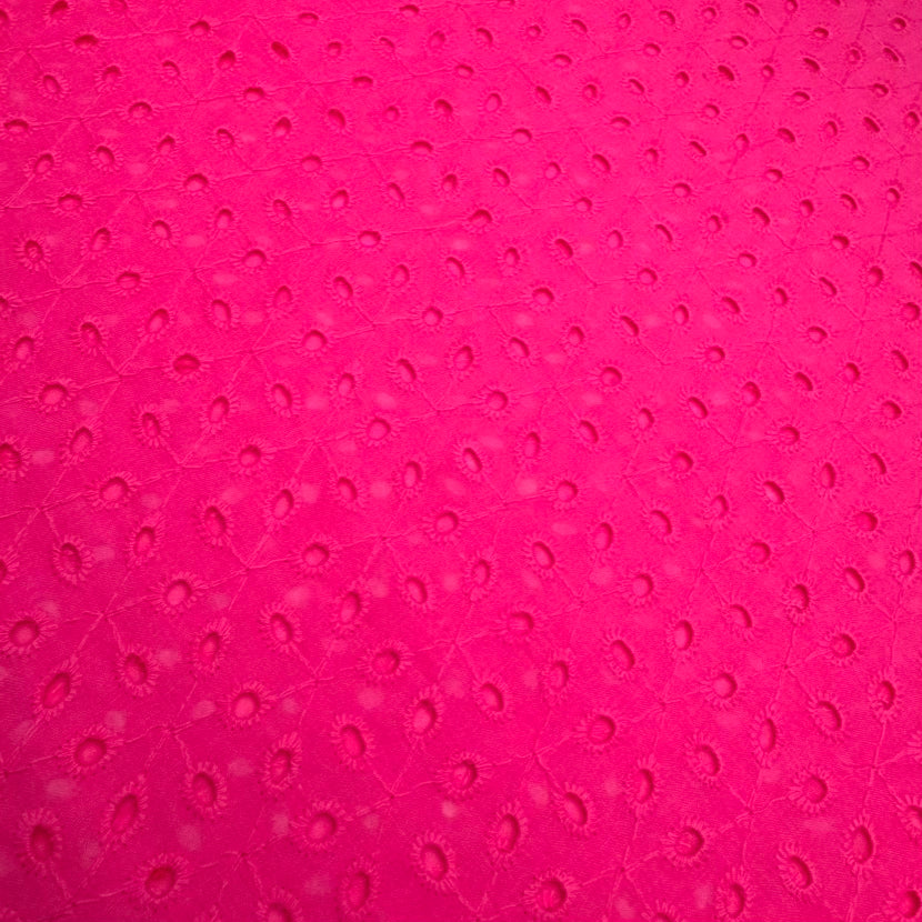 Broderie Anglaise #4 Fushia