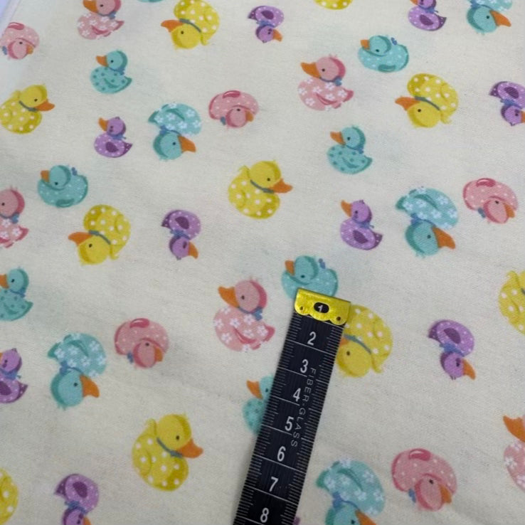 Flanelle Imprimée 216 (jaune pâle)