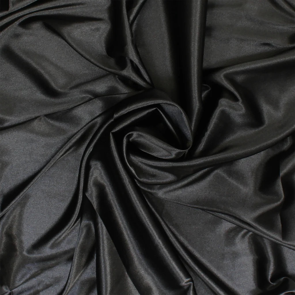 Satin Extensible Noir