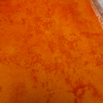Coton Large Courtepointe Marbré Orange
