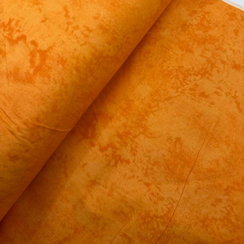 Coton Large Courtepointe Marbré Orange