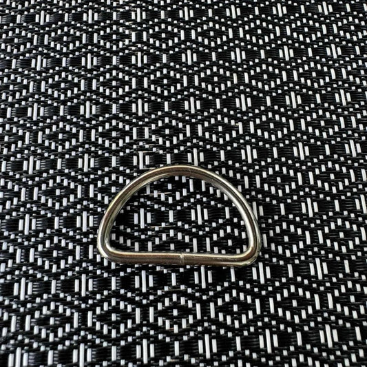 1in Silver D-Ring