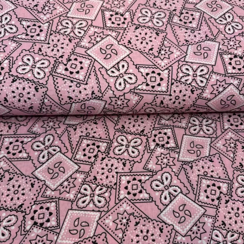 Coton Bandanas Rose