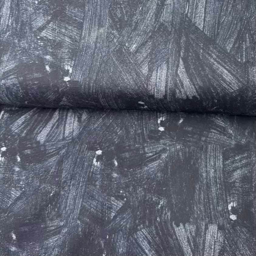 Coton Marbré 015 Noir