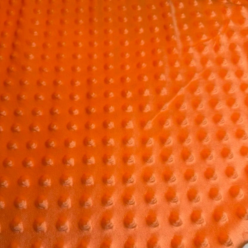 Minky Bulles Orange