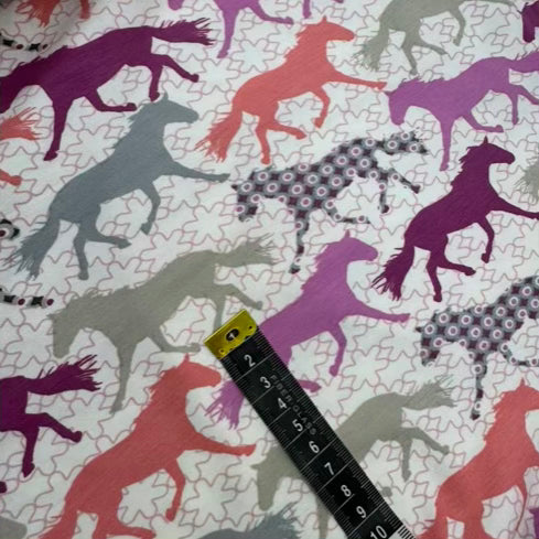 Pink Horse Cotton Jersey