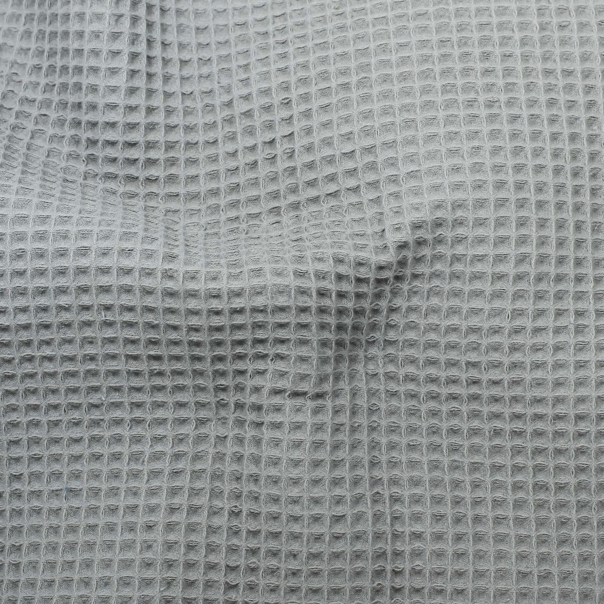 Coton Gaufré Organique Gris 08