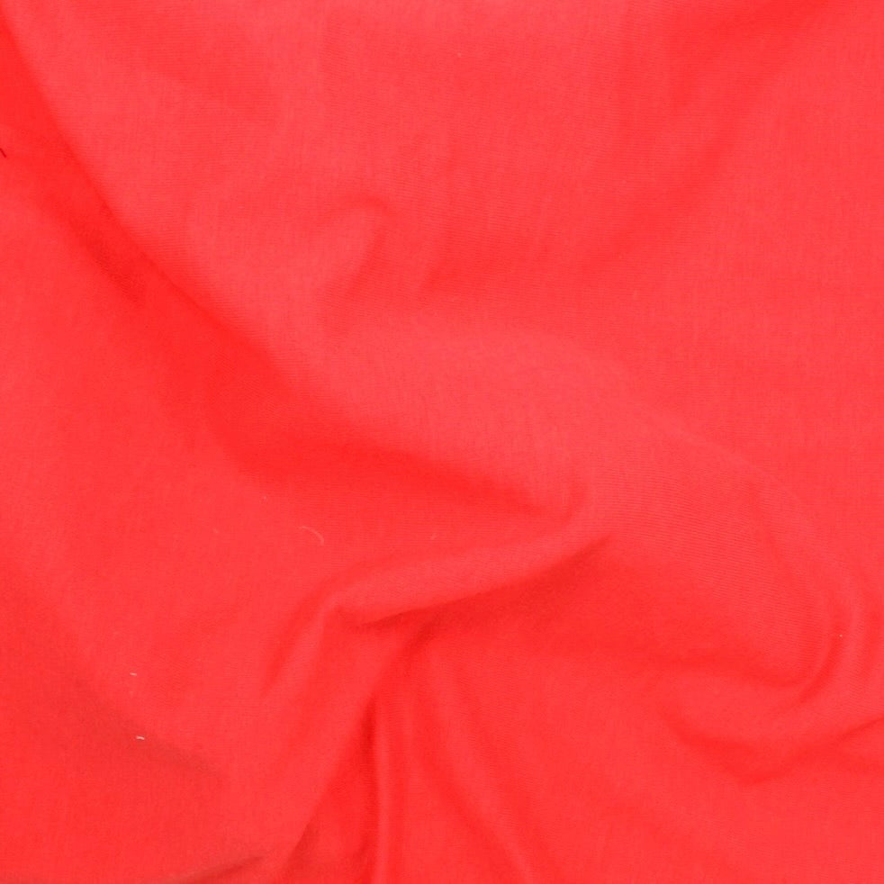 French Terry Bambou Coral Foncé 37