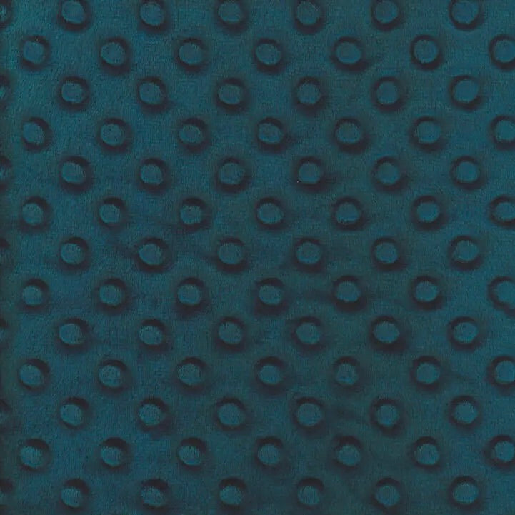 Minky Bubbles Dark Teal