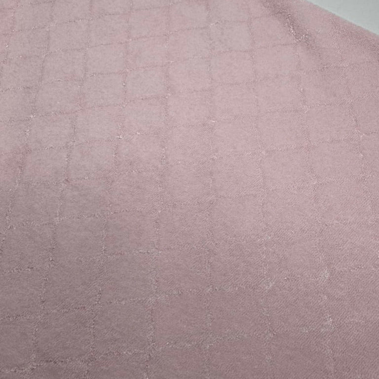 Stretchy Pink Checkered Terry Cloth
