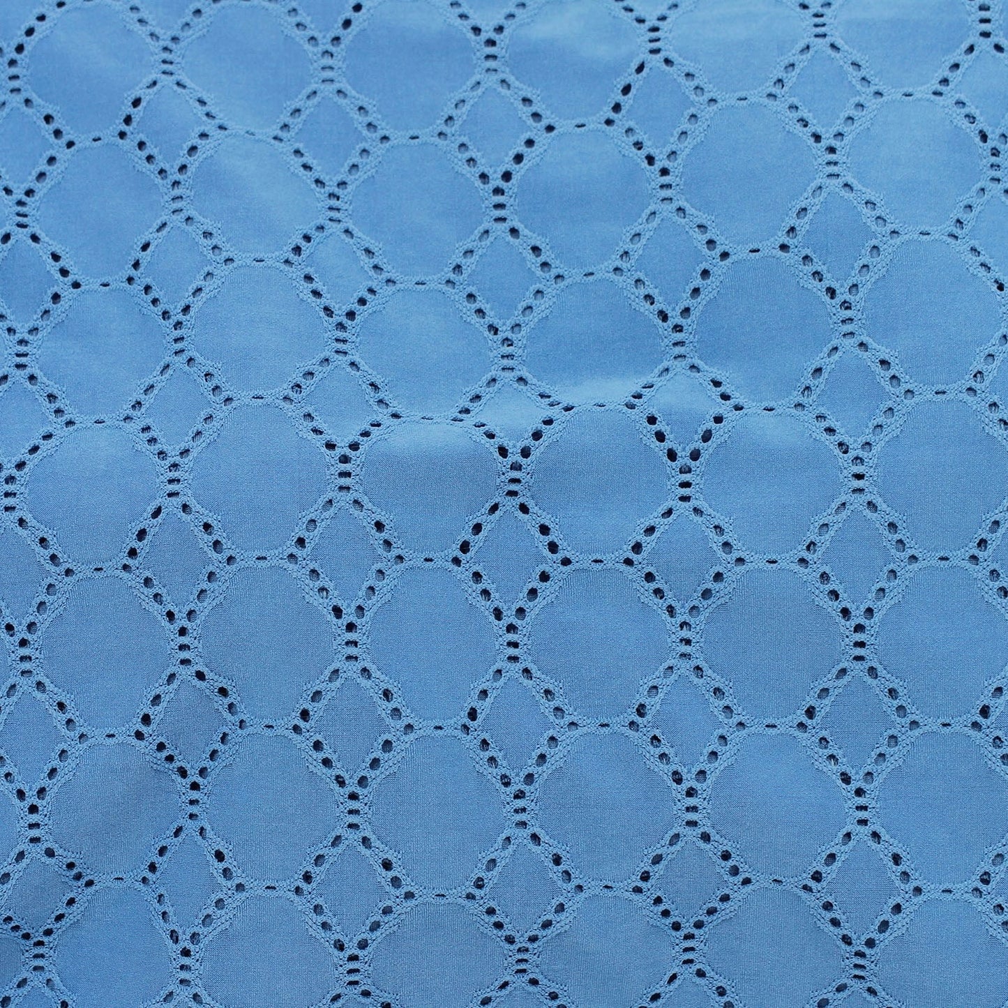 Broderie Extensible Bleu 08