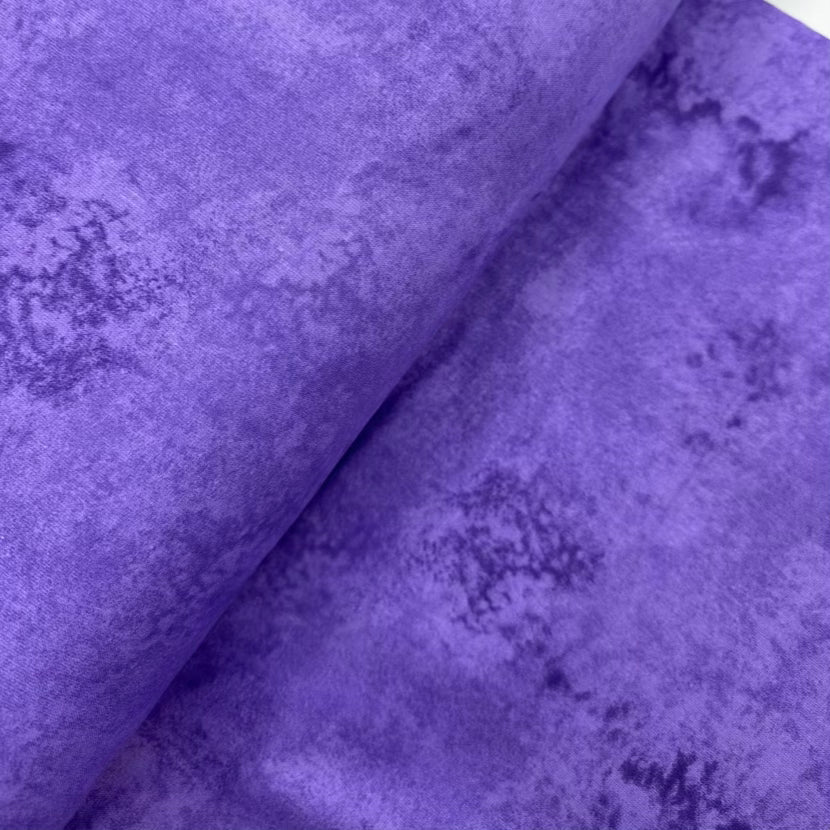 Coton Large Courtepointe Marbré Violet
