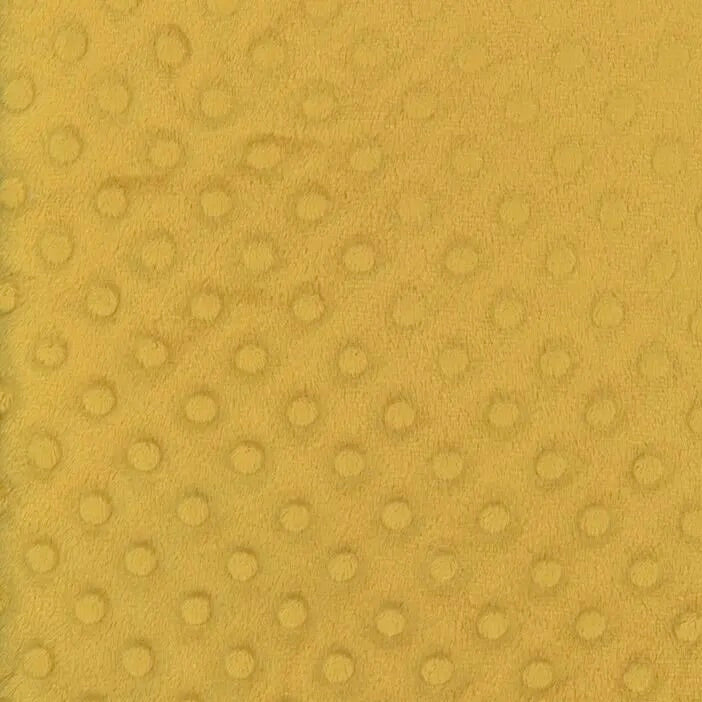 Minky Bubbles Mustard