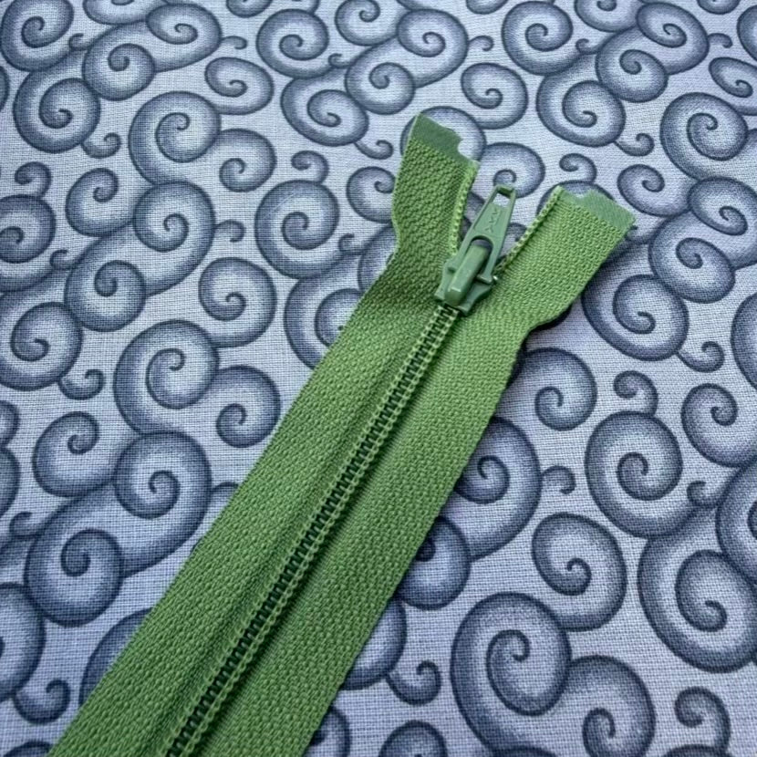Fermeture Éclair Séparable 12po Vert
