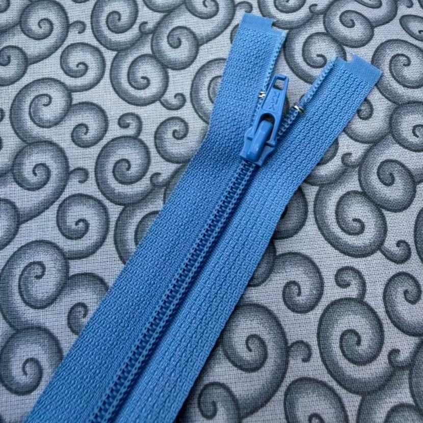 Fermeture Éclair Séparable 12po Bleu