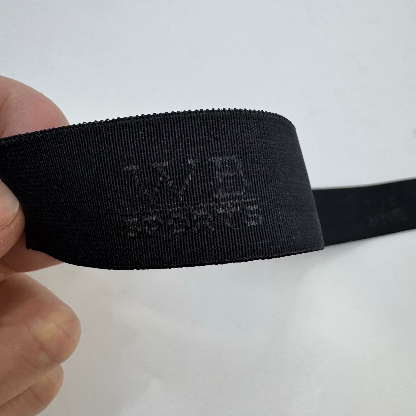 Élastique 1po Noir (10m)