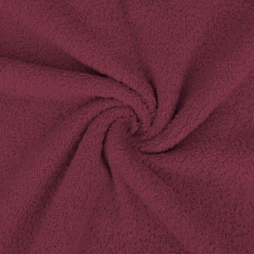Burgundy Cotton Terry Cloth