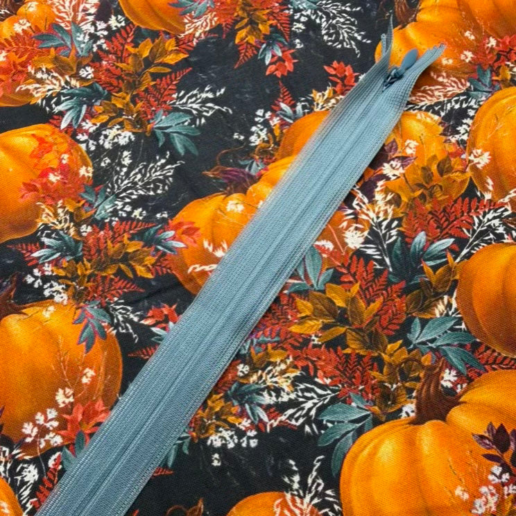Fermeture Éclair Invisible 9po Gris-Bleu