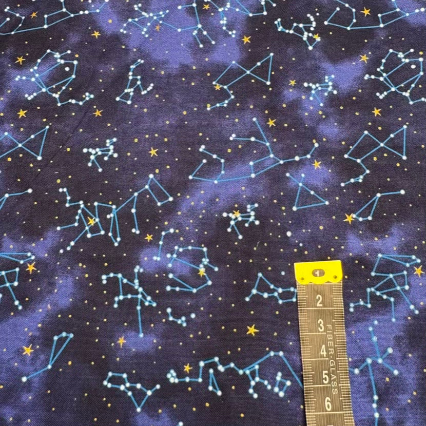 Coton Imprimé Or 743