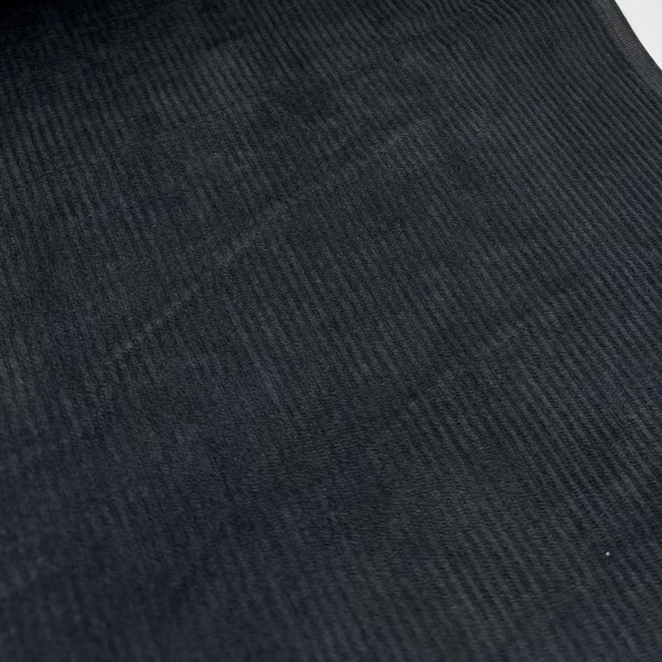 Velour Côtelé 3x1 Noir