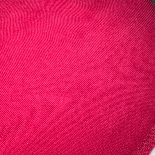 Velour Côtelé 1x1 Fushia