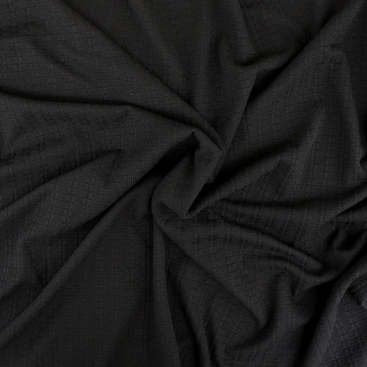 Black Rectangular Knit