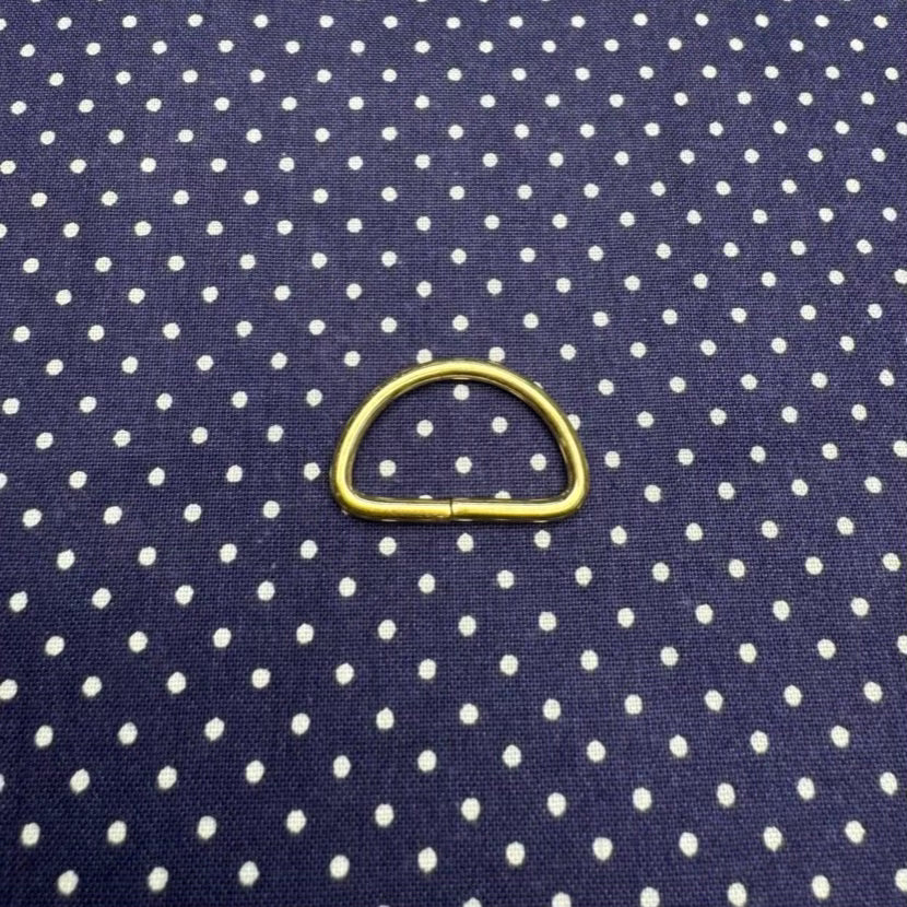 Anneau en D Or 1po (paquet de 10)