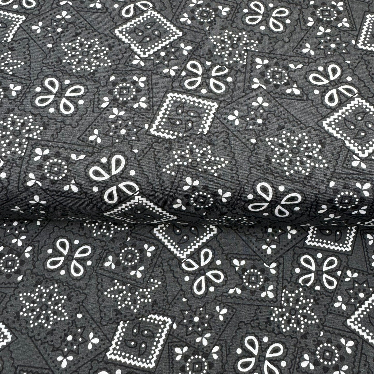 Cotton Bandanas Charcoal