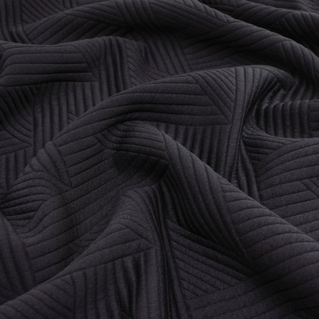 Matelassé Lignes Noir