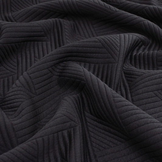 Matelassé Lignes Noir
