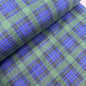 Flanelle Imprimée 024 (royal et vert foncé)