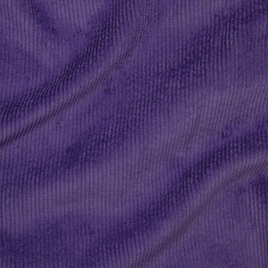 Velour Côtelé Look Lavé Violet 15