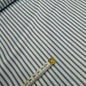 Denim Extensible Lignes Blanc/Bleu