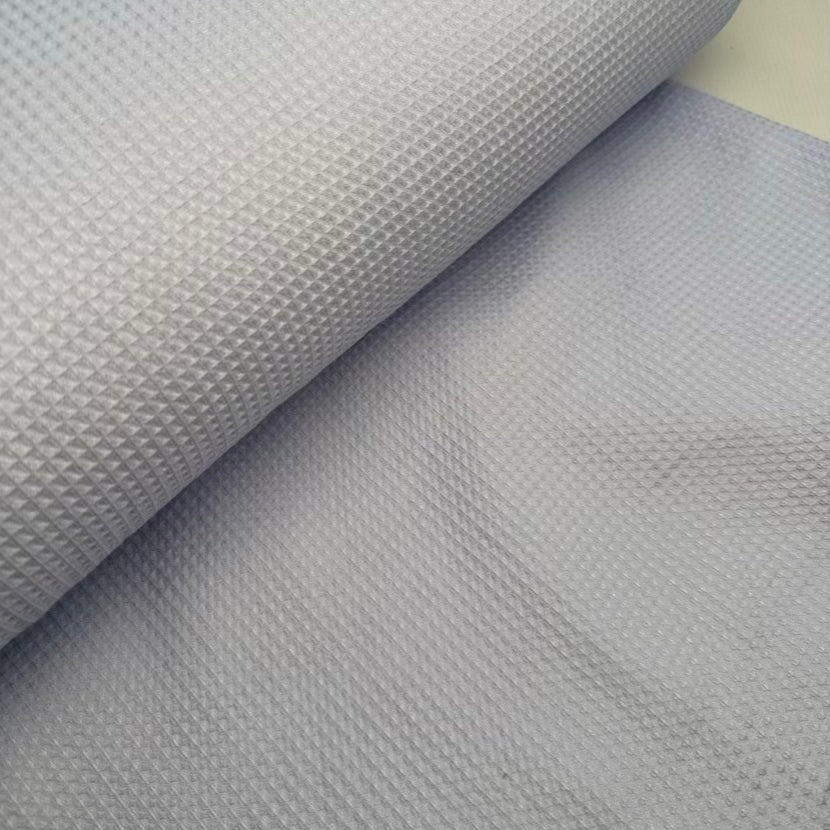 Coton Mini Gaufré Bleu
