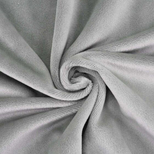 Minky Velour Silver