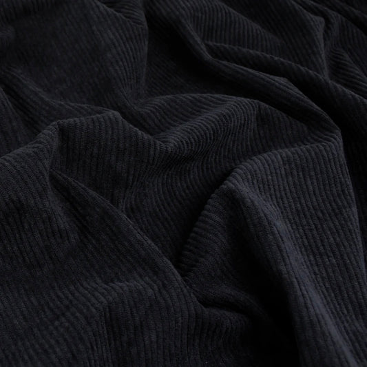 Velour Côtelé 3x1 Noir