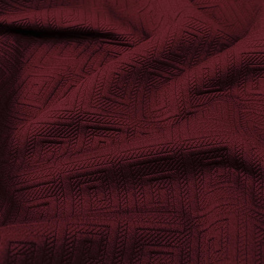Jacquard G Burgundy