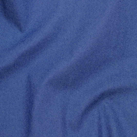 Denim Extensible Chiné Azure/Blanc 28