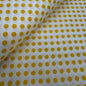 Coton Pois Jaune/Blanc