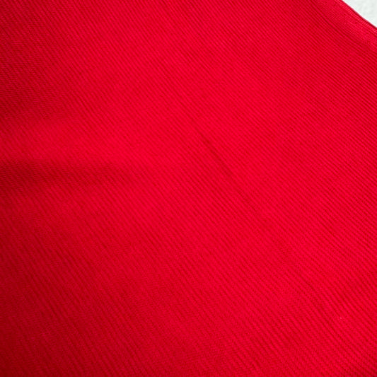 Velour Côtelé 1x1 Rouge