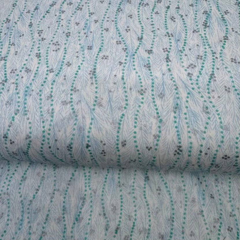 Coton Imprimé Argent 069