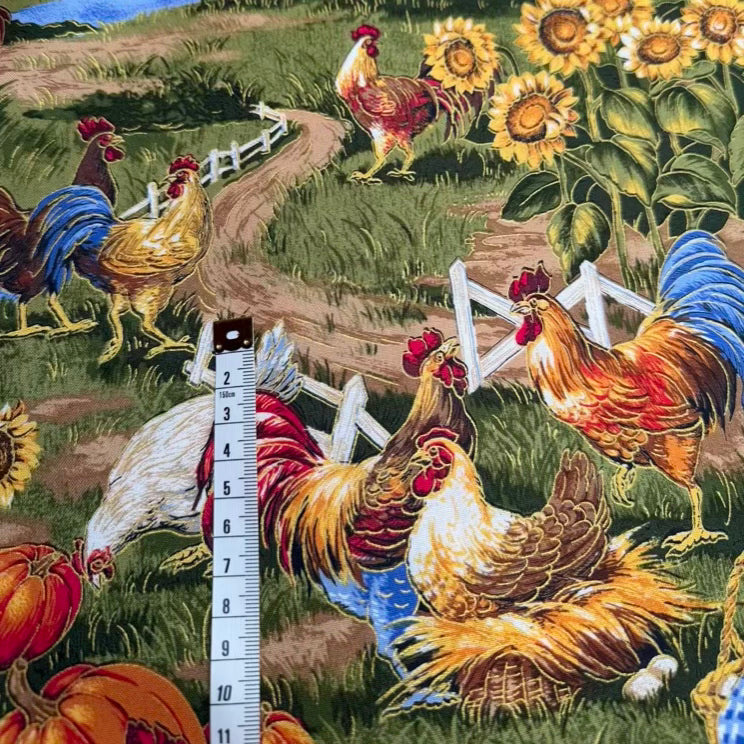 Coton Imprimé Or 091