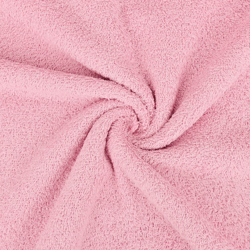 Pink Cotton Terry Cloth