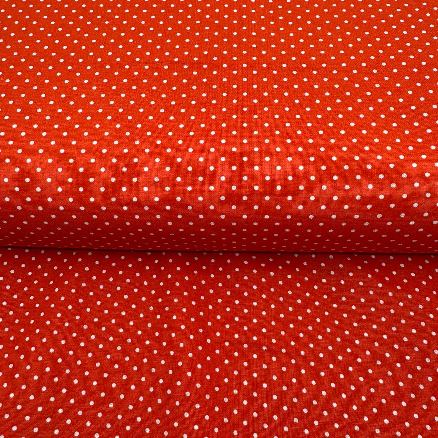 Orange Polka Dot Cotton