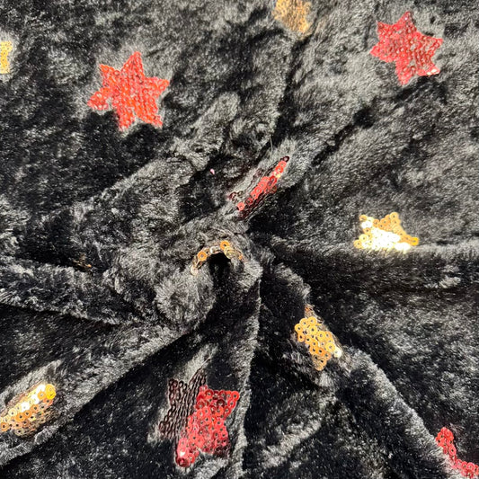 Fourre Noir Étoiles